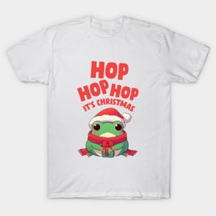 Hop Hop Hop Christmas Frog T-Shirt